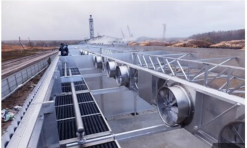 Installation of a complex of drying chambers