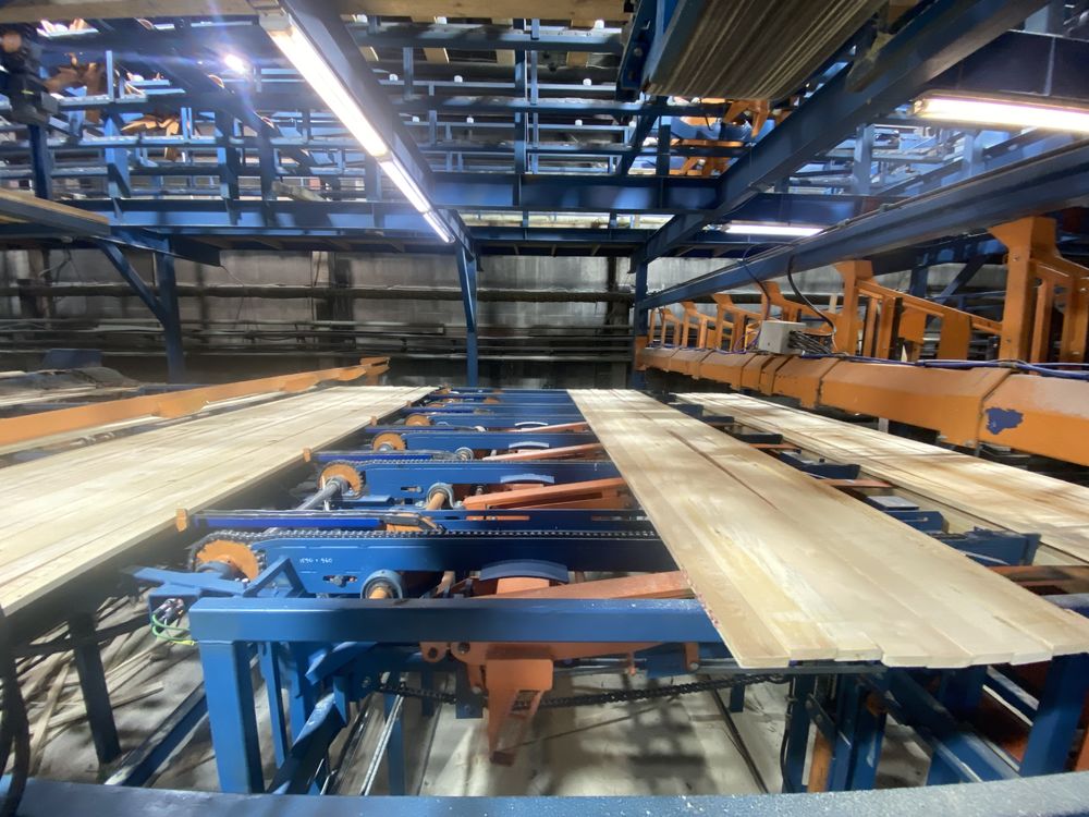 Production of lumber sorting lines