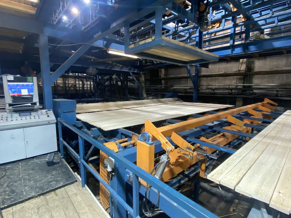 Production of lumber sorting lines